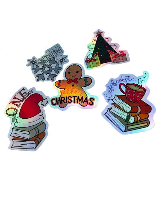 Set 5 stickers holographique (Edition Noel 2024)